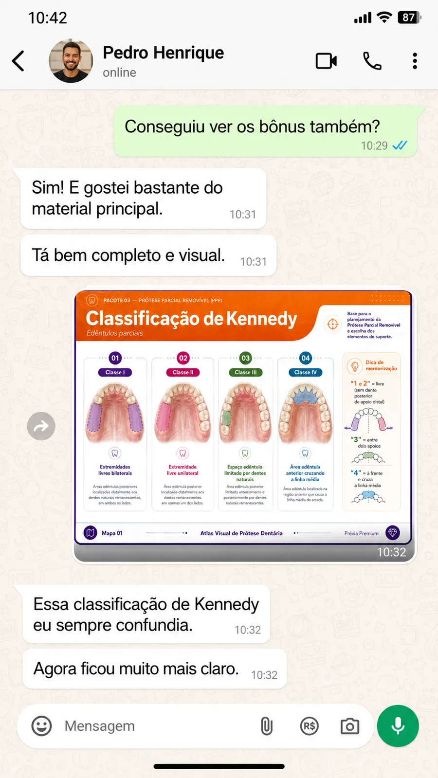 Depoimento 7 de estudante do Atlas Visual