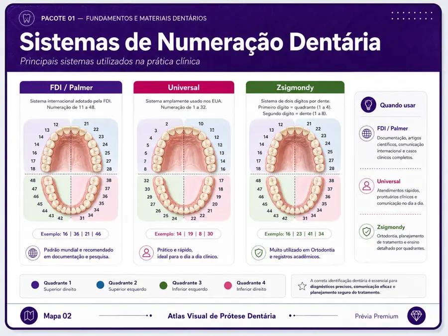 Sistemas de Numeração Dentária
