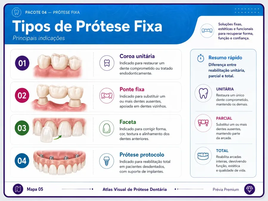 Tipos de Prótese Fixa